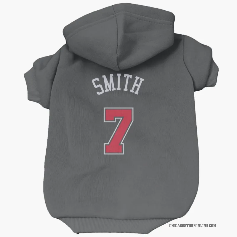Jalen Smith Black Chicago Bulls Cat & Dog Pet Hoodie
