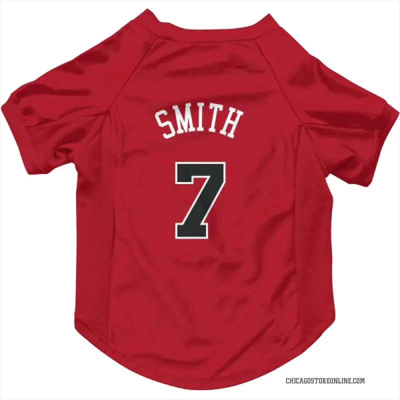 Jalen Smith Red Chicago Bulls Cat & Dog Pet Jersey